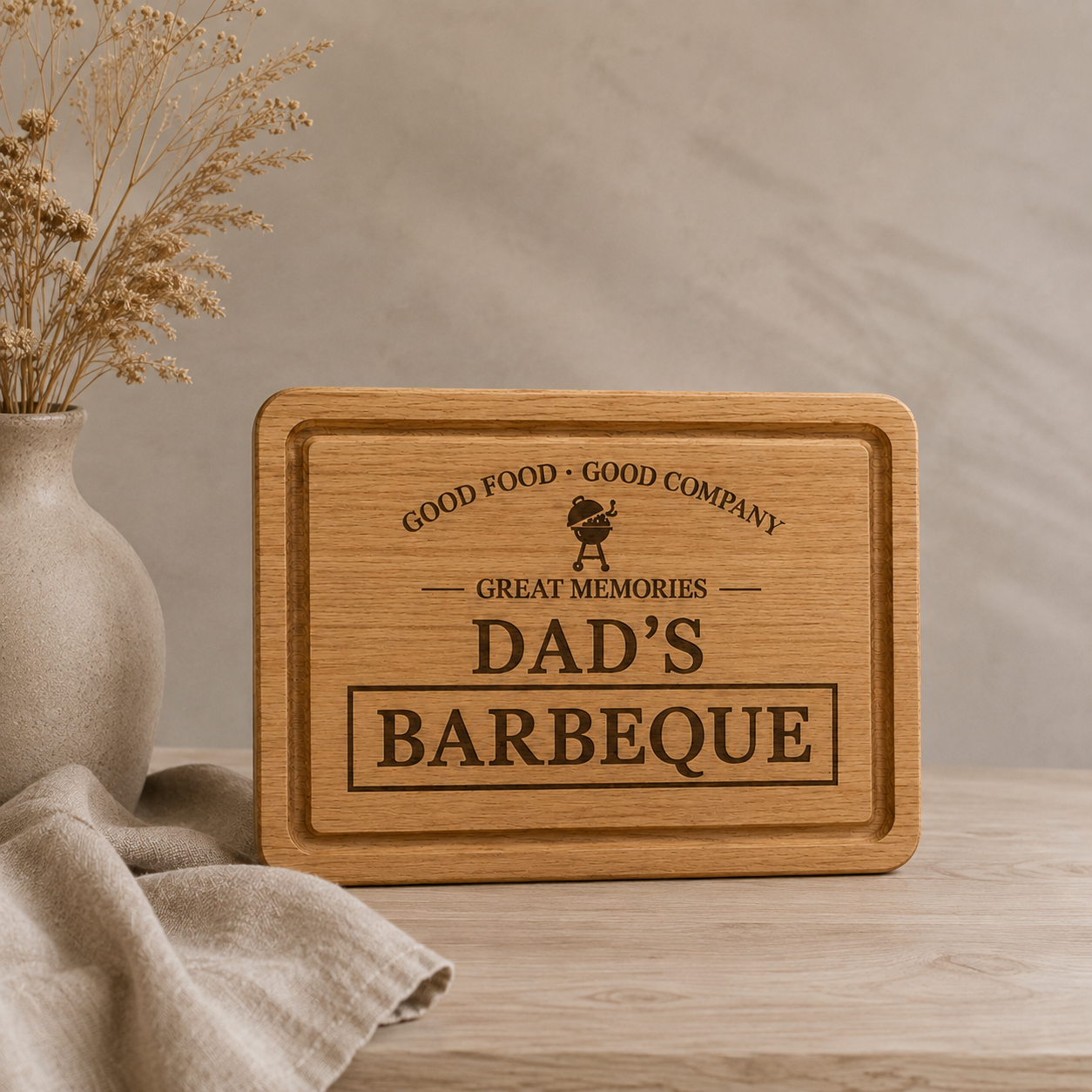 Personalised Wooden Barbeque Board