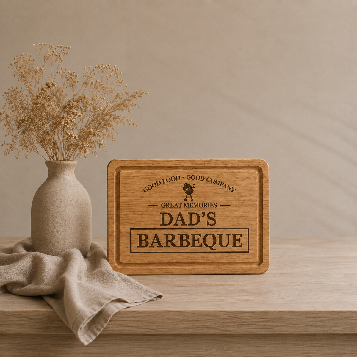 Personalised Wooden Barbeque Board