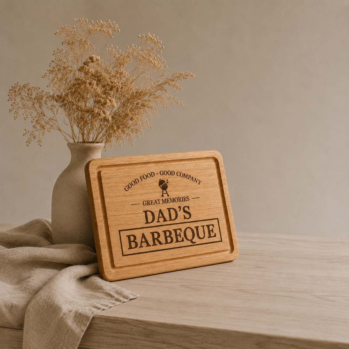 Personalised Wooden Barbeque Board