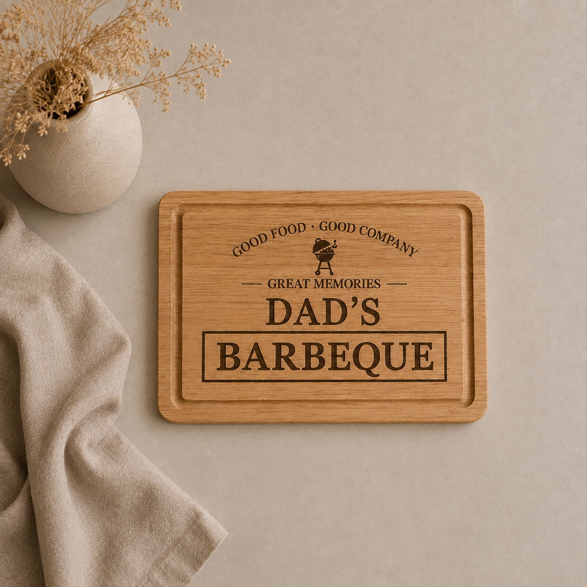 Personalised Wooden Barbeque Board