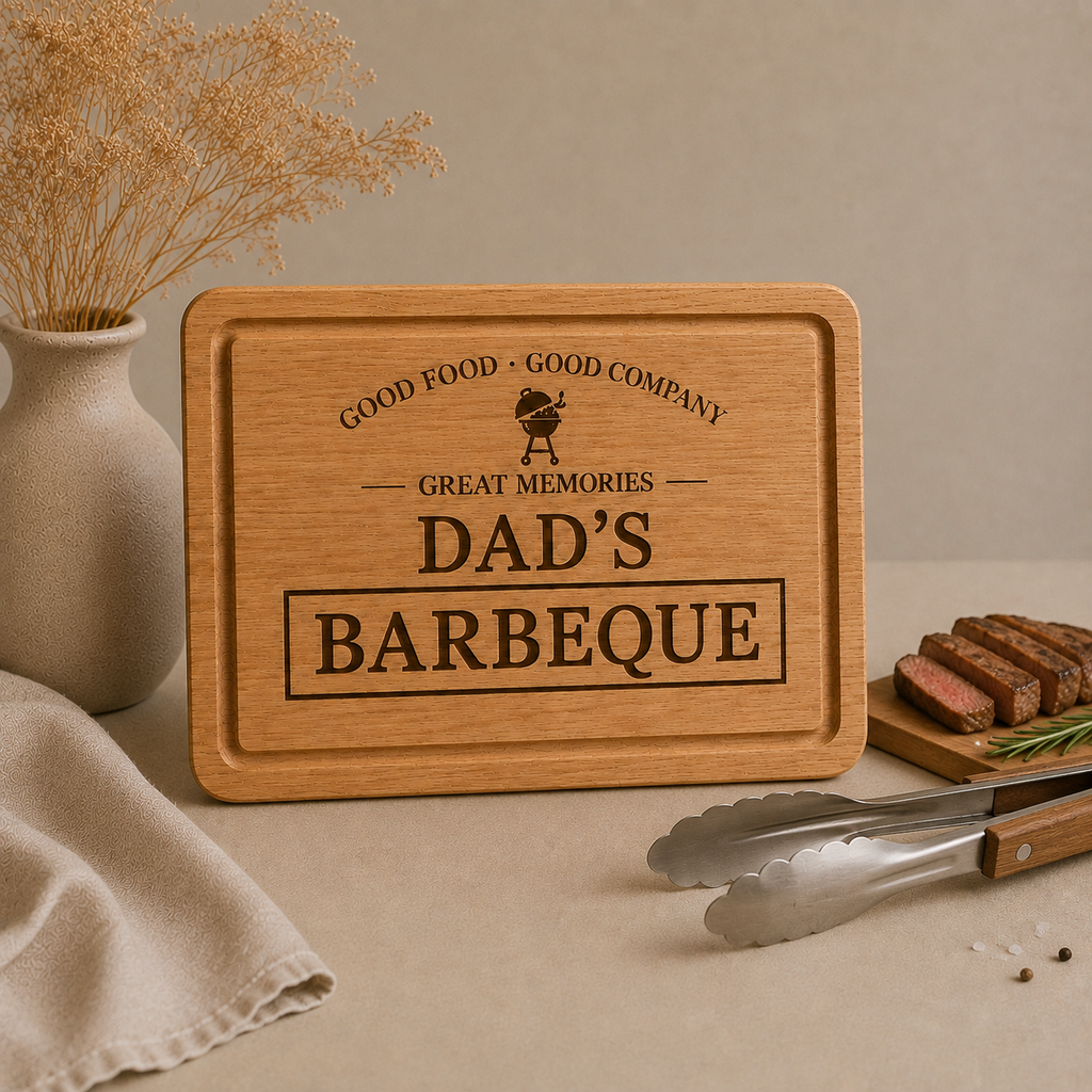 Personalised Wooden Barbeque Board