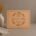 Personalised Wooden Engaged Chopping Board