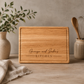 Personalised Wooden Couples Kitchen Chopping Board